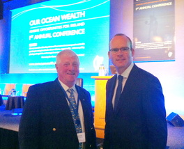ICSA Chairman Donal Kennedy and Minister Simon Coveney